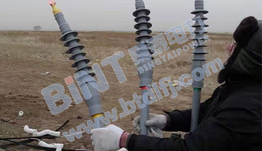 烏江水電開發有限公司思林水電站-35KV冷縮戶外終端安裝.JPG